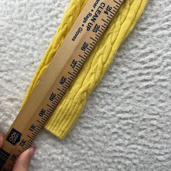Lilly Pulitzer | Long Sleeve Yellow Cashmere Sweater Medium - Picture 6 of 11